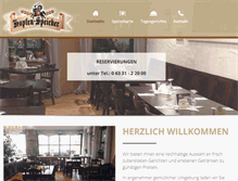 Tablet Screenshot of hopfen-speicher.de